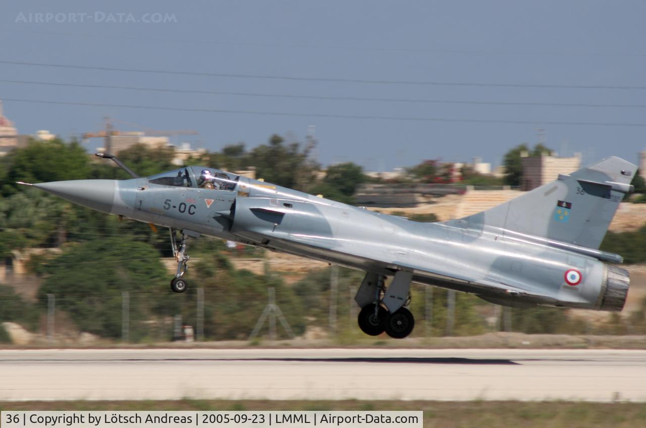 36, Dassault Mirage 2000C C/N Not found 36, France - Air Force Dassault Mirage 2000