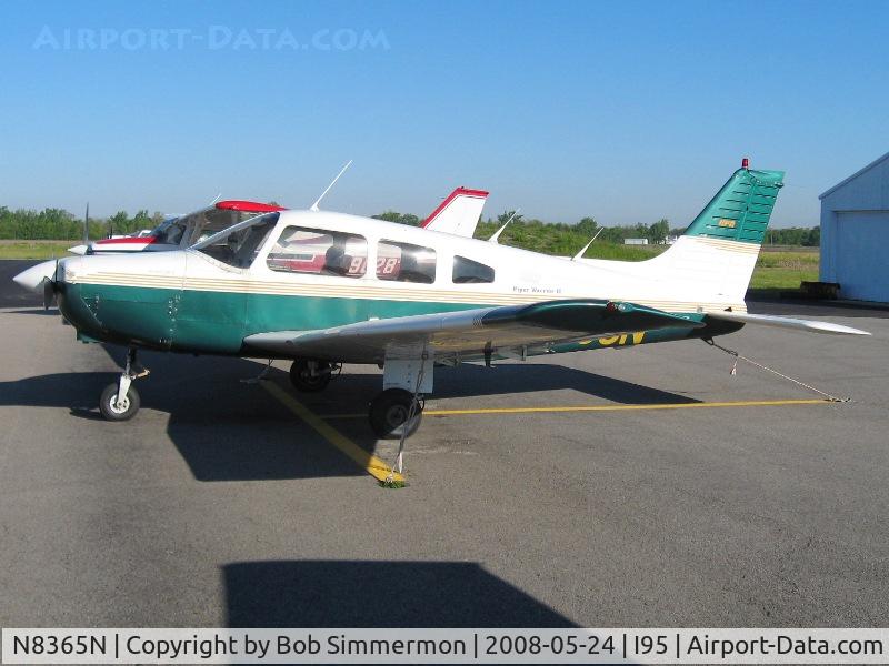 N8365N, 1981 Piper PA-28-161 C/N 28-8116194, On the ramp at Kenton, OH