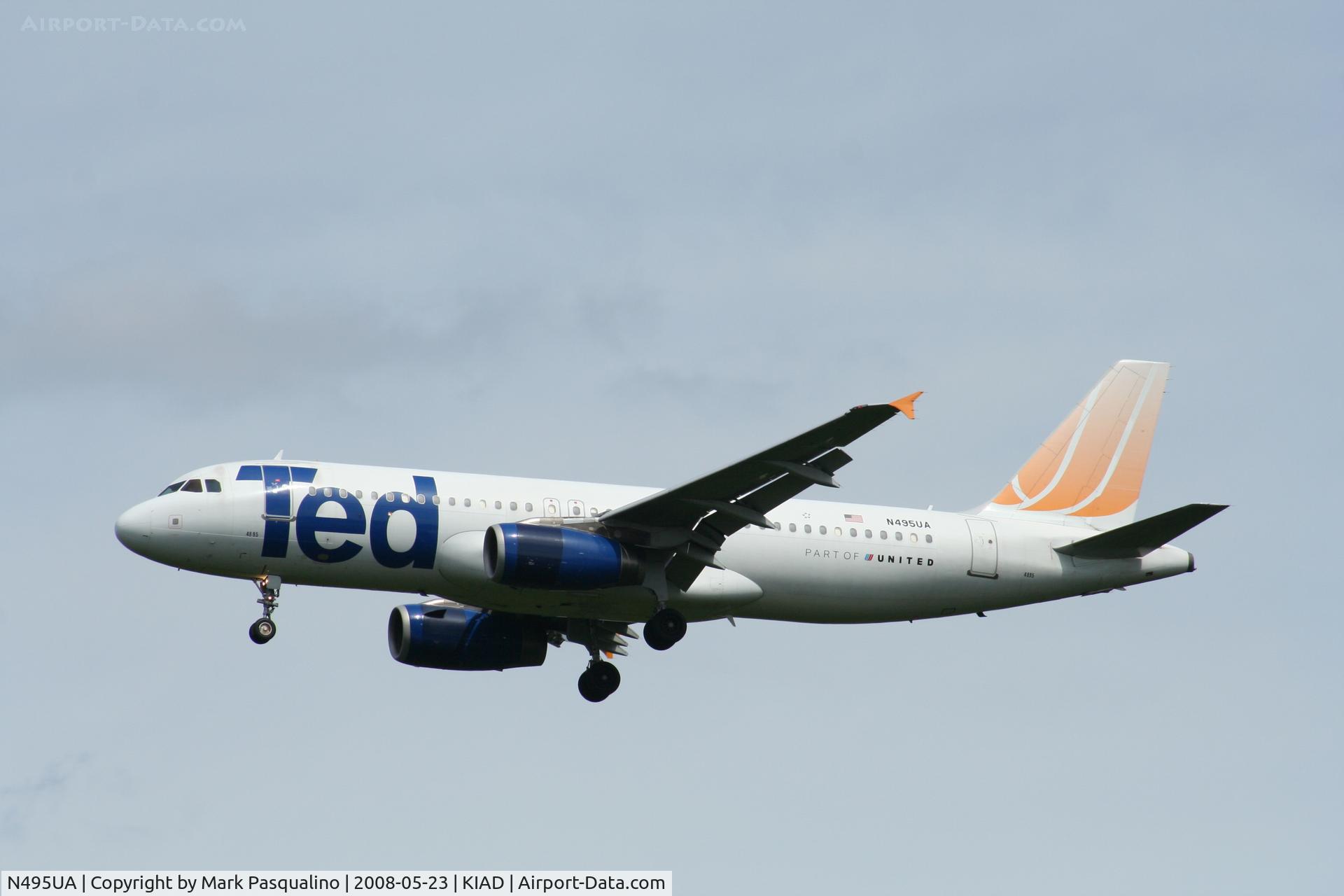 N495UA, 2002 Airbus A320-232 C/N 1842, Airbus A320