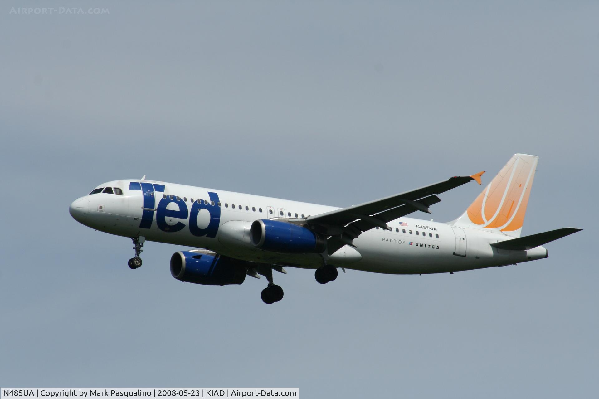 N485UA, 2001 Airbus A320-232 C/N 1617, Airbus A320