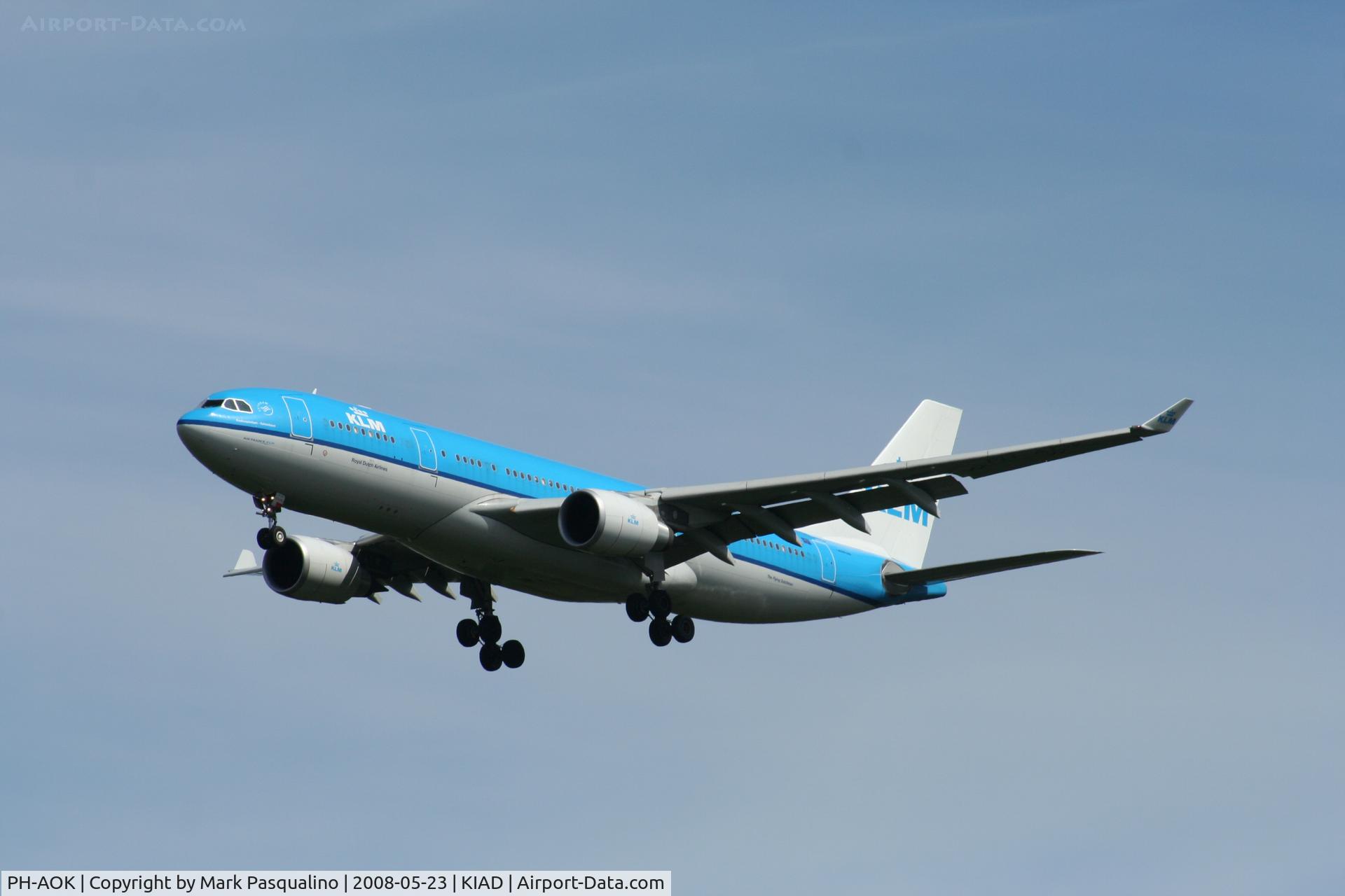 PH-AOK, 2007 Airbus A330-203 C/N 834, Airbus A330-200