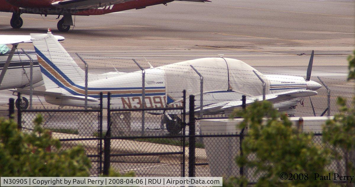 N30905, 1978 Piper PA-28R-201 Cherokee Arrow III C/N 28R-7837231, Covered and wet