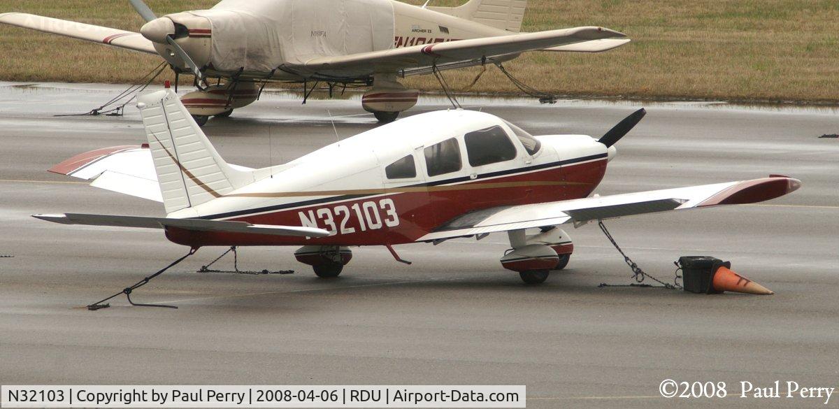 N32103, 1974 Piper PA-28-180 C/N 28-7505026, Resident, complete with locker