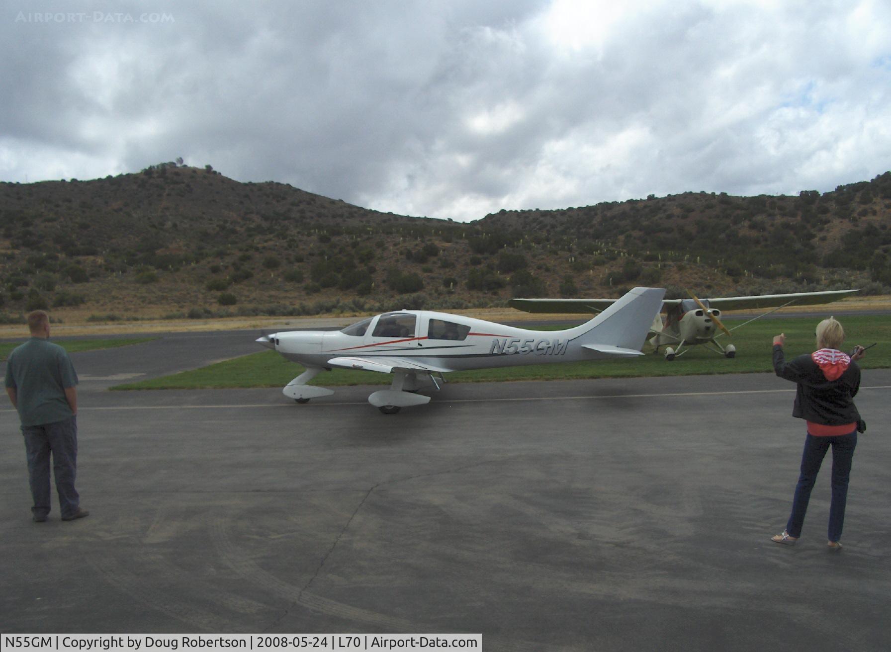 N55GM, Dittenber Thomas J AURIGA C/N 008, Dittenber AURIGA, Lycoming IO-360 A&C, taxi