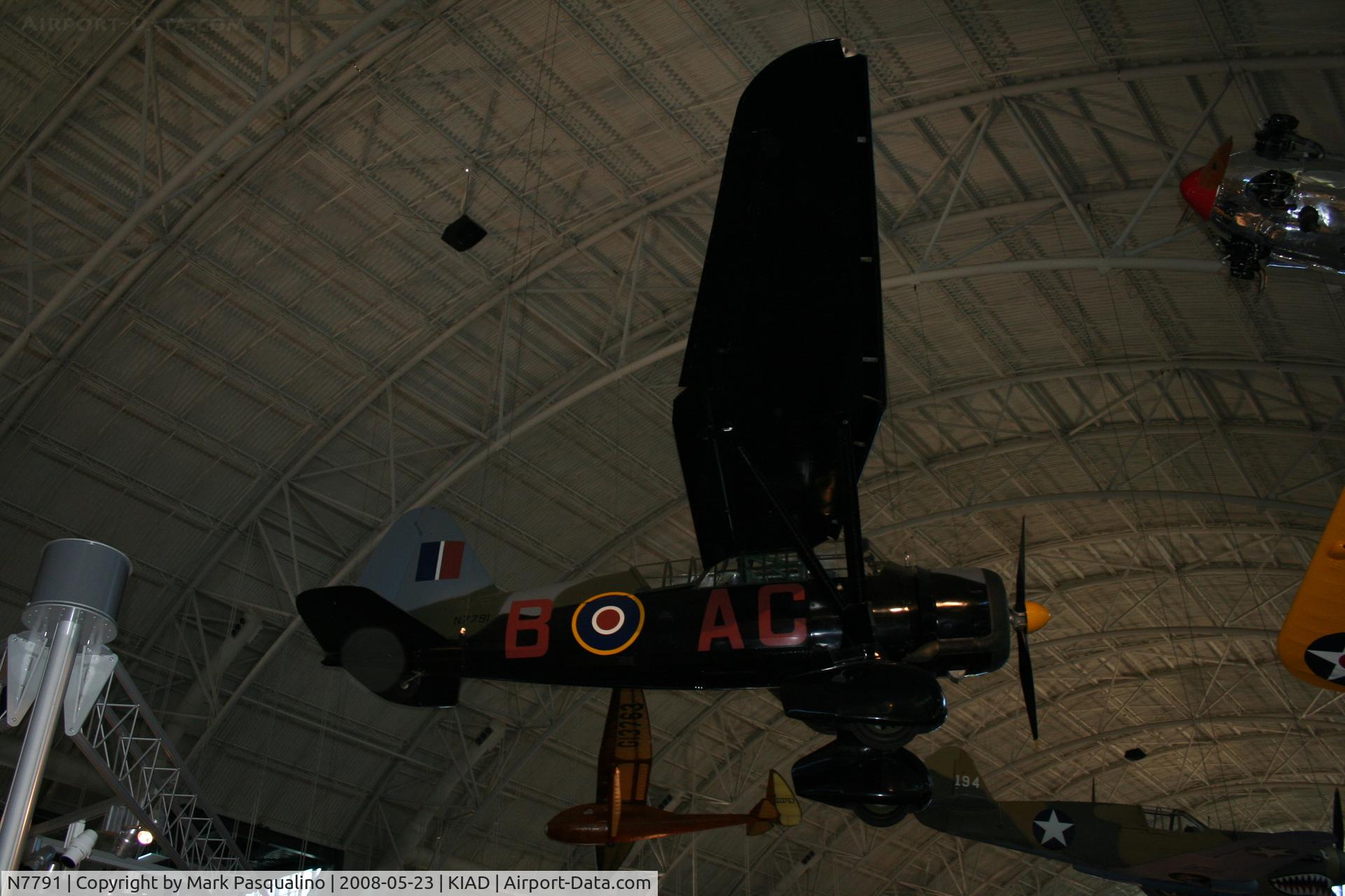 N7791, 1940 Westland Lysander III C/N 1185, Westland Lysander IIIA