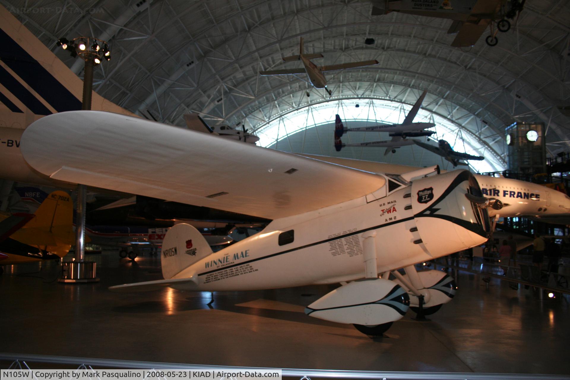 N105W, 1929 Lockheed Vega 5C C/N 72, Lockheed Vega 5C