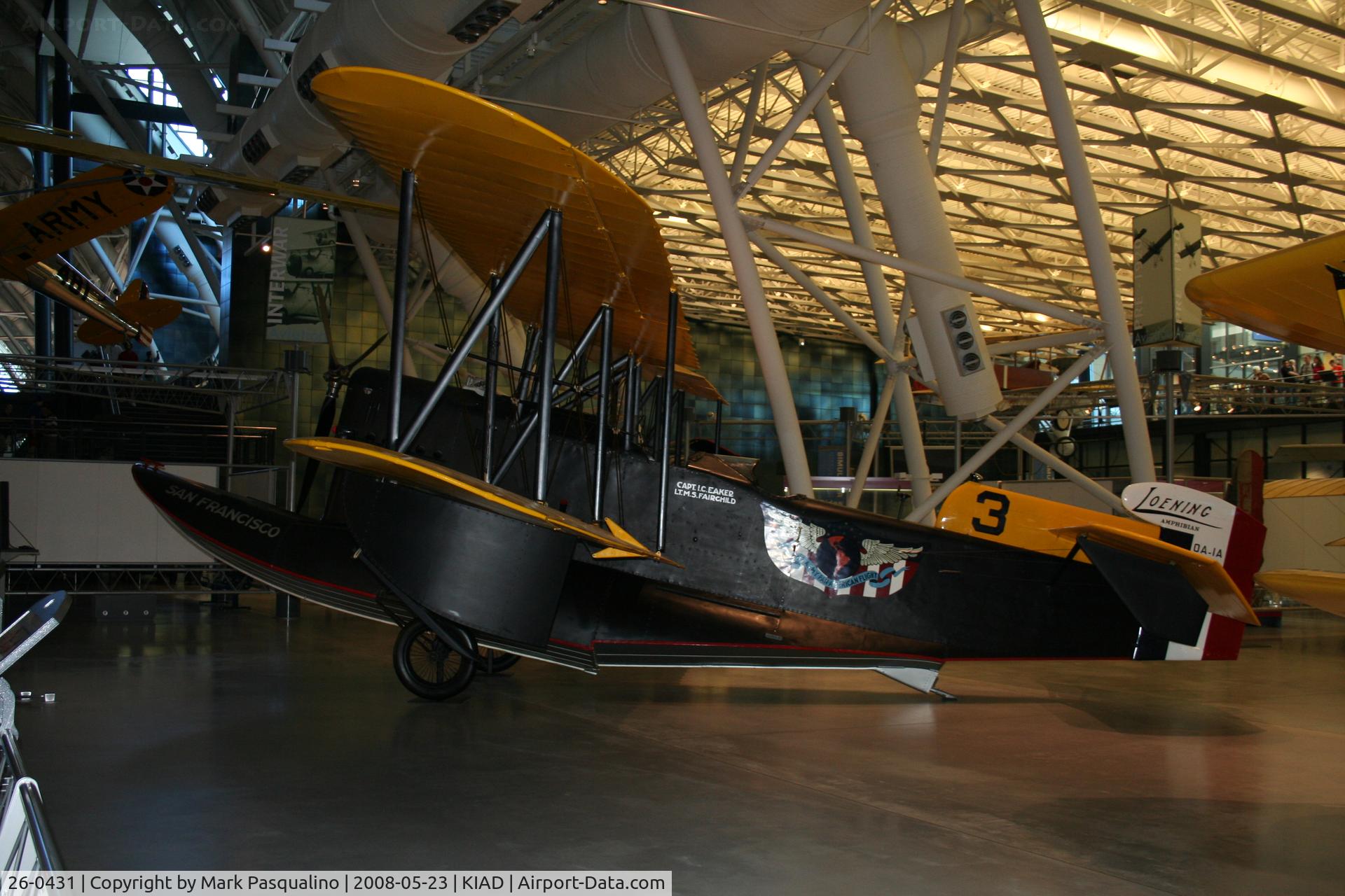 26-0431, 1926 Loening OA-1A C/N Unknown, Loening OA-1A