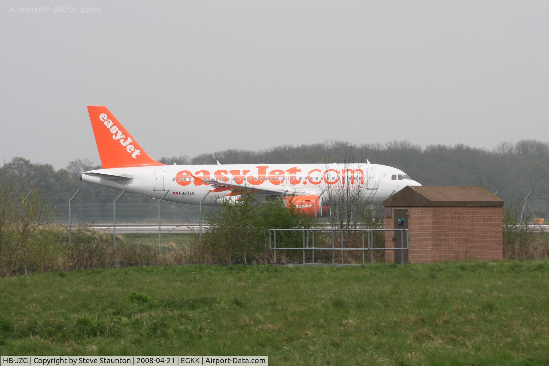 HB-JZG, 2004 Airbus A319-111 C/N 2196, Gatwick Airport 21/04/08 (married 19/04/08 - spotting two days later)