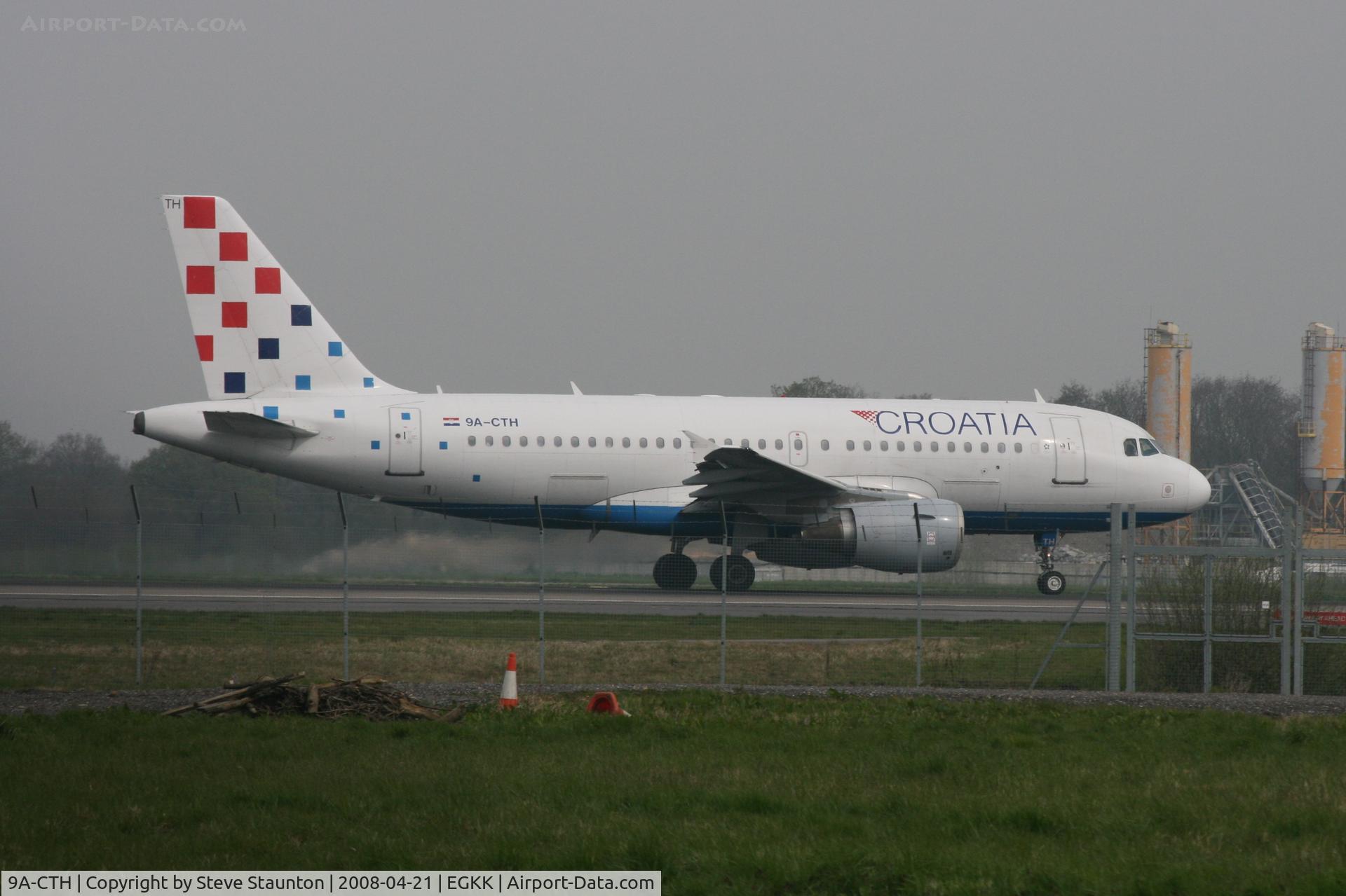 9A-CTH, 1998 Airbus A319-112 C/N 833, Gatwick Airport 21/04/08 (married 19/04/08 - spotting two days later)