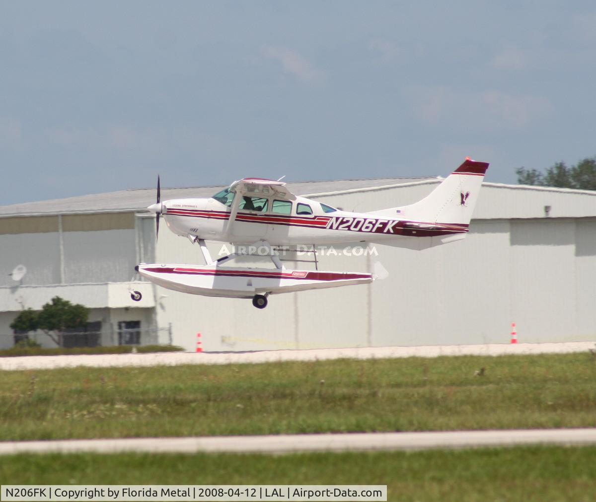 N206FK, 1980 Cessna TU206G Turbo Stationair C/N U20605695, Cessna 206 on floats