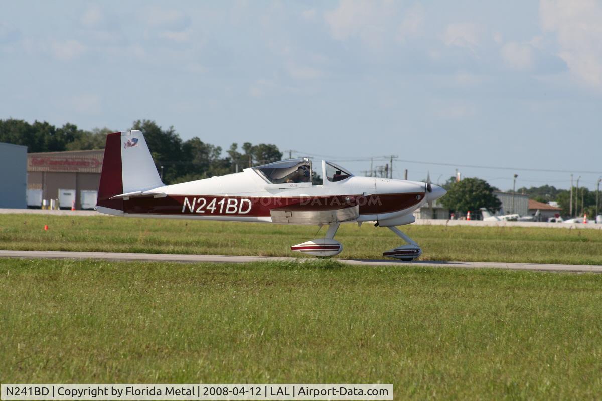 N241BD, 2001 Vans RV-6A C/N 60477, RV-6