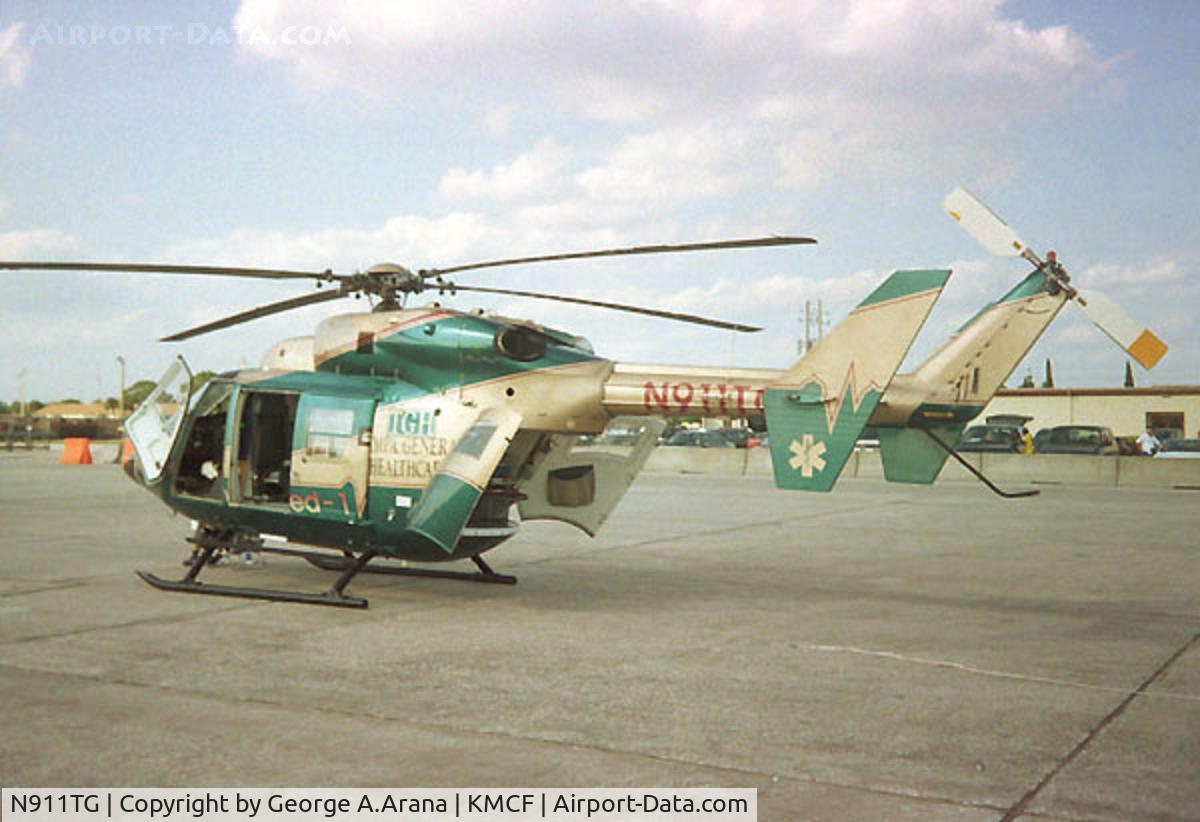 N911TG, 1993 Eurocopter-Kawasaki BK-117C-1 C/N 7506, Photo taken at MacDill Airfest 2000