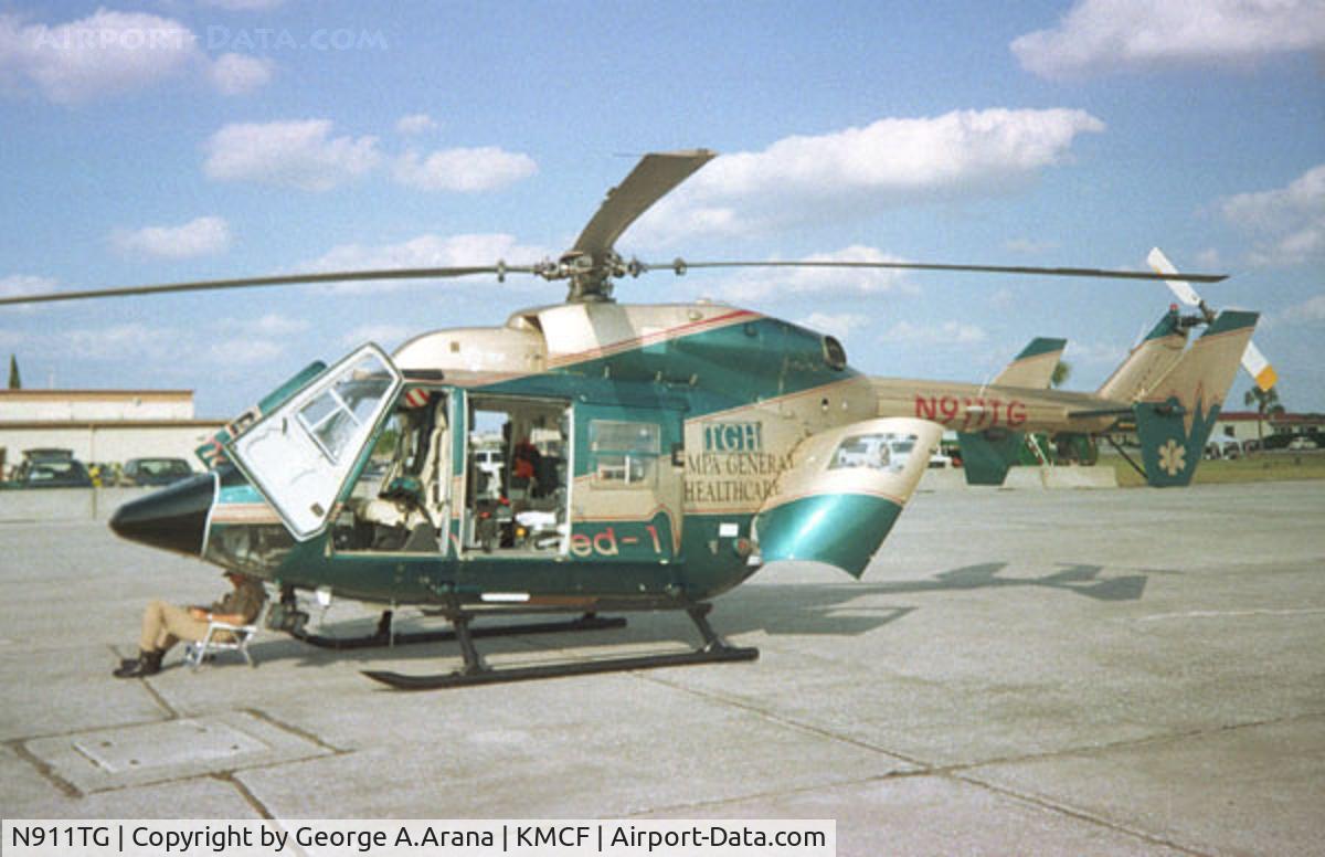 N911TG, 1993 Eurocopter-Kawasaki BK-117C-1 C/N 7506, Photo taken at MacDill Airfest 2000