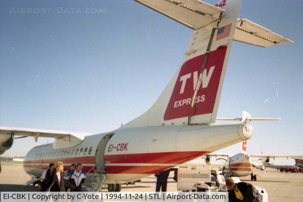 EI-CBK, 1990 ATR 42-300 C/N 199, ATR-42 at Lambert Int'l AP - St Louis