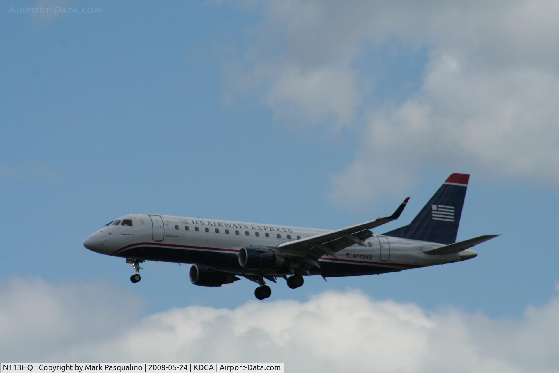 N113HQ, 2007 Embraer 175LR (ERJ-170-200LR) C/N 17000177, ERJ 170-200 LR