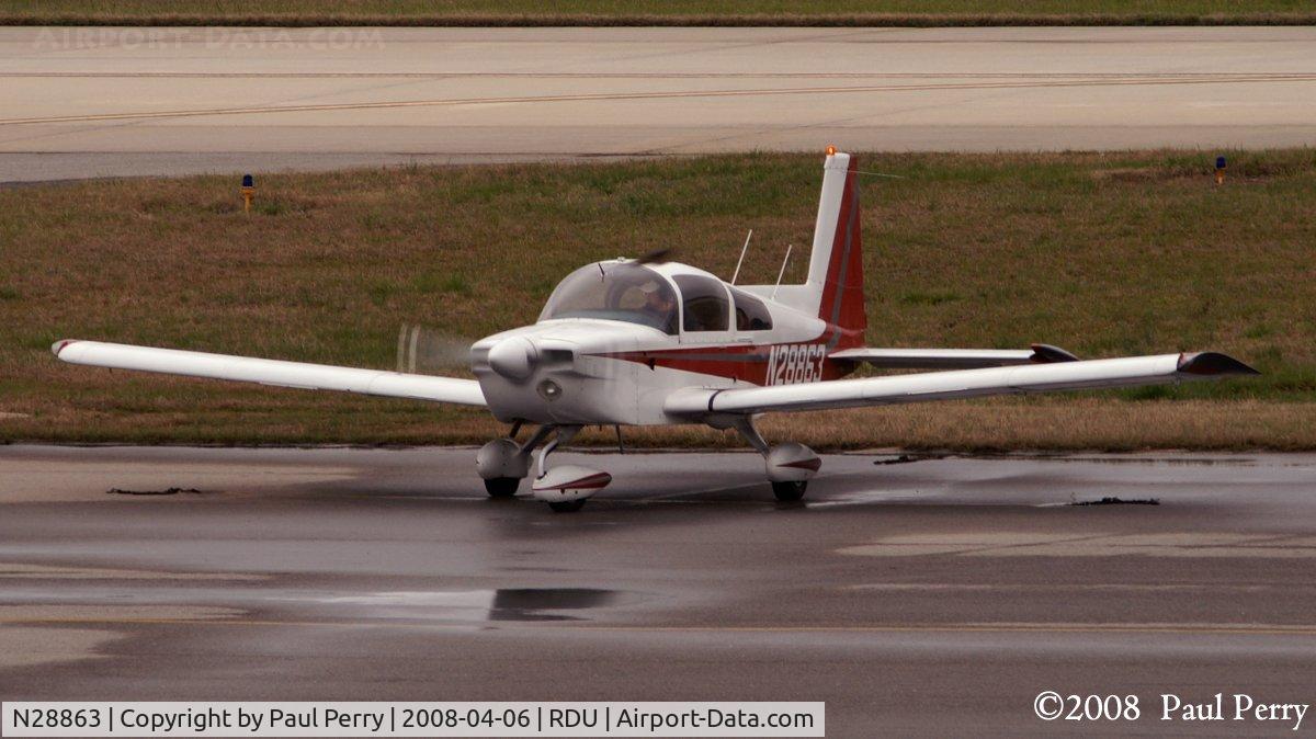 N28863, 1978 Grumman American AA-5B Tiger C/N AA5B0870, Winding up