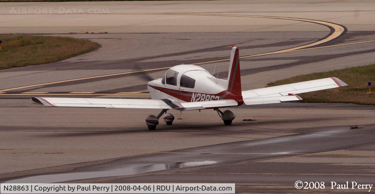 N28863, 1978 Grumman American AA-5B Tiger C/N AA5B0870, Headed out to 5L