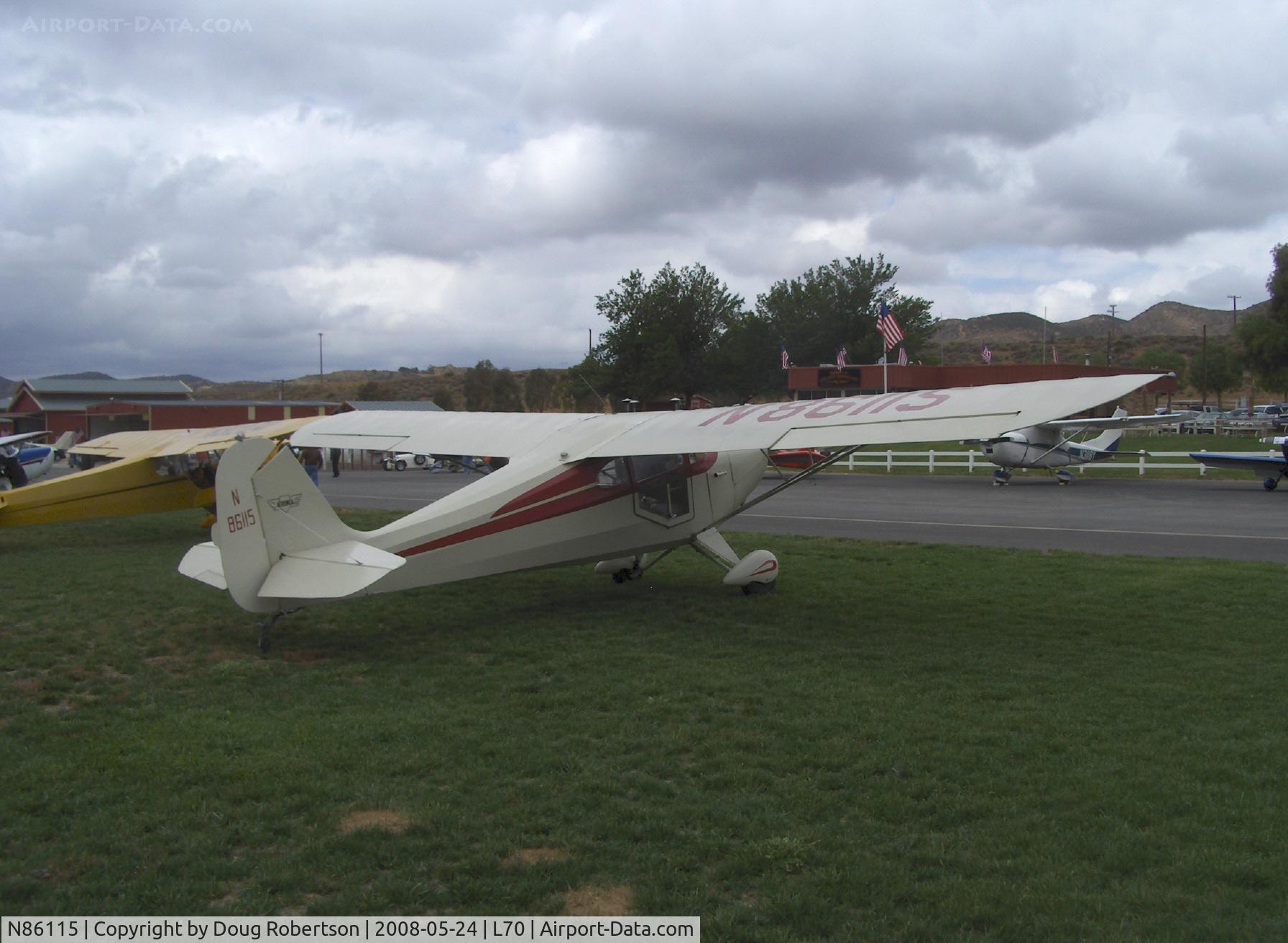 N86115, 1946 Aeronca 11AC Chief C/N 11AC-546, 1946 Aeronca 11AC CHIEF, Continental A&C65 65 Hp