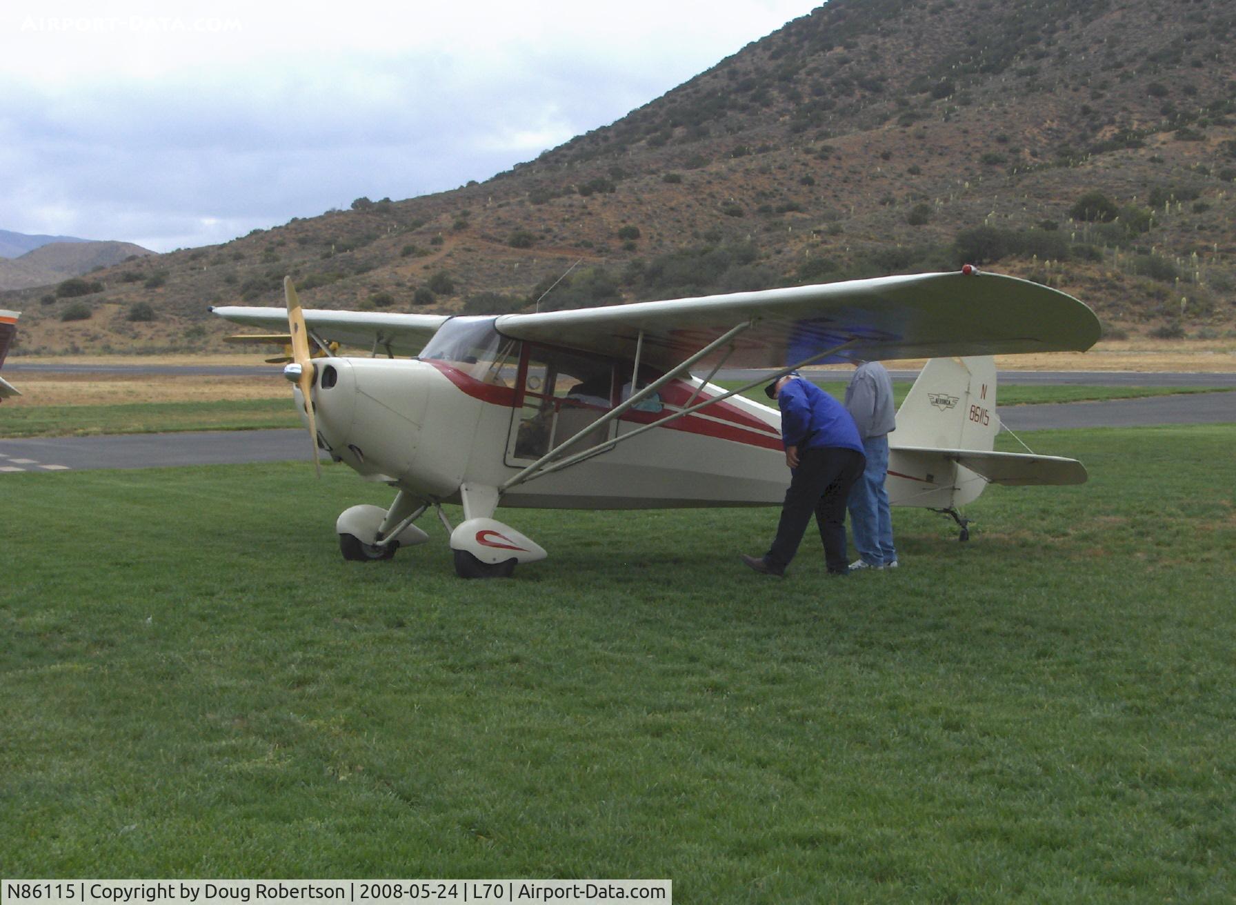 N86115, 1946 Aeronca 11AC Chief C/N 11AC-546, 1946 Aeronca 11AC CHIEF, Continental A&C65 65 Hp