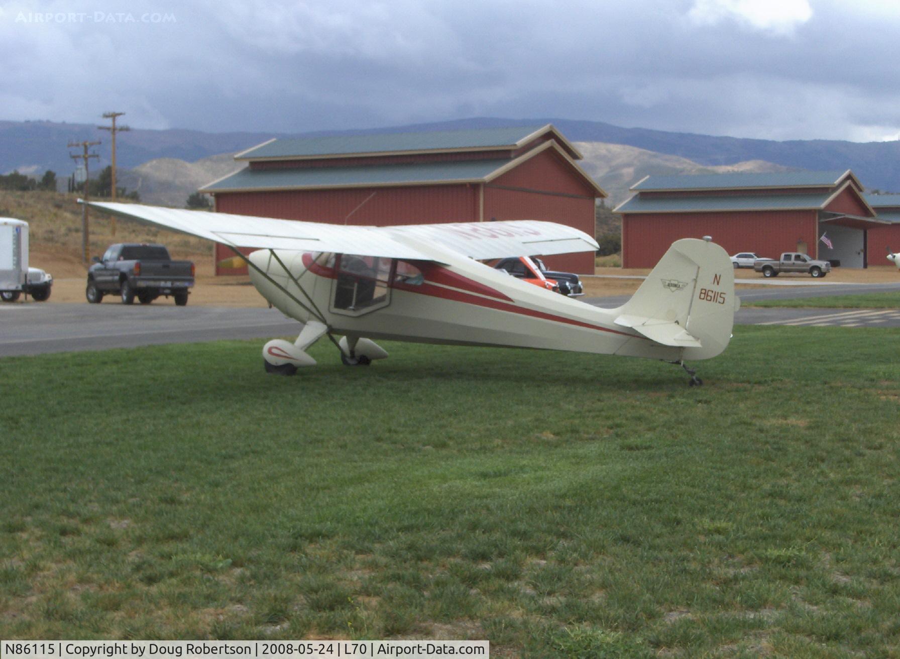N86115, 1946 Aeronca 11AC Chief C/N 11AC-546, 1946 Aeronca 11AC CHIEF, Continental A&C65 65 Hp