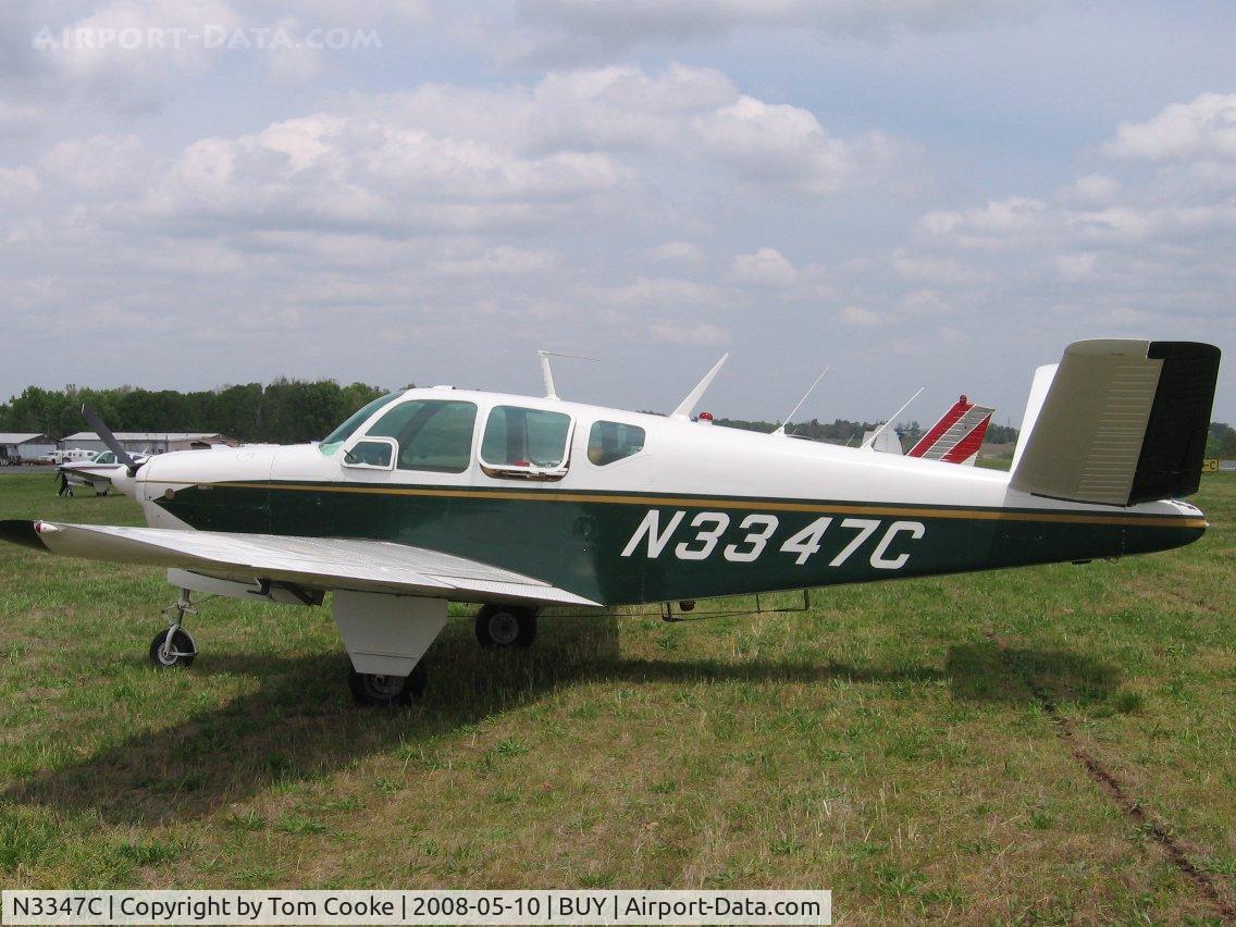 N3347C, 1955 Beech F35 Bonanza C/N D-4013, classic Bonanza