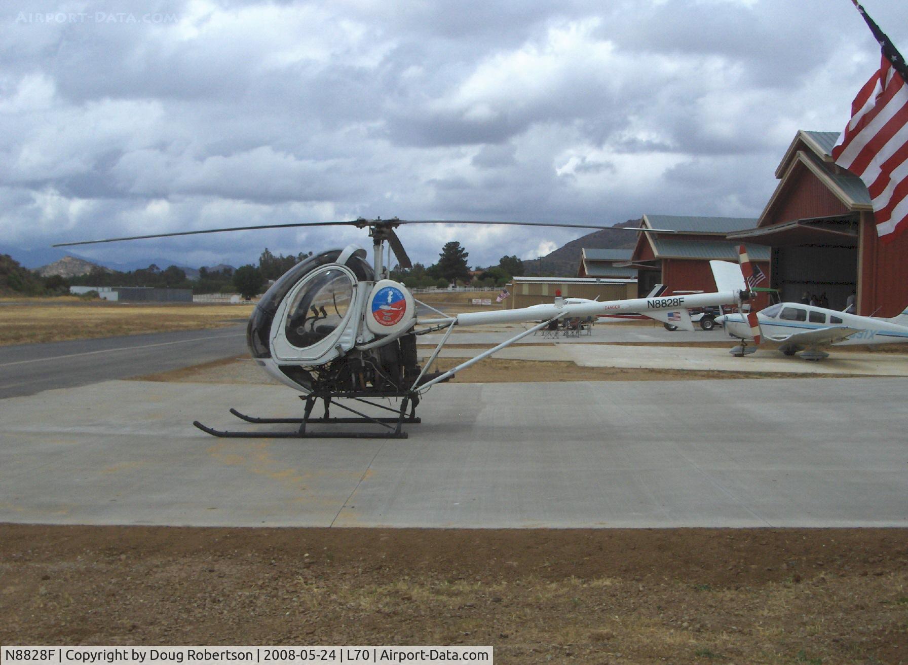 N8828F, 1963 Hughes 269A C/N 0173, 1963 Hughes 269A, Lycoming O&VO-360 180 Hp, Restricted class