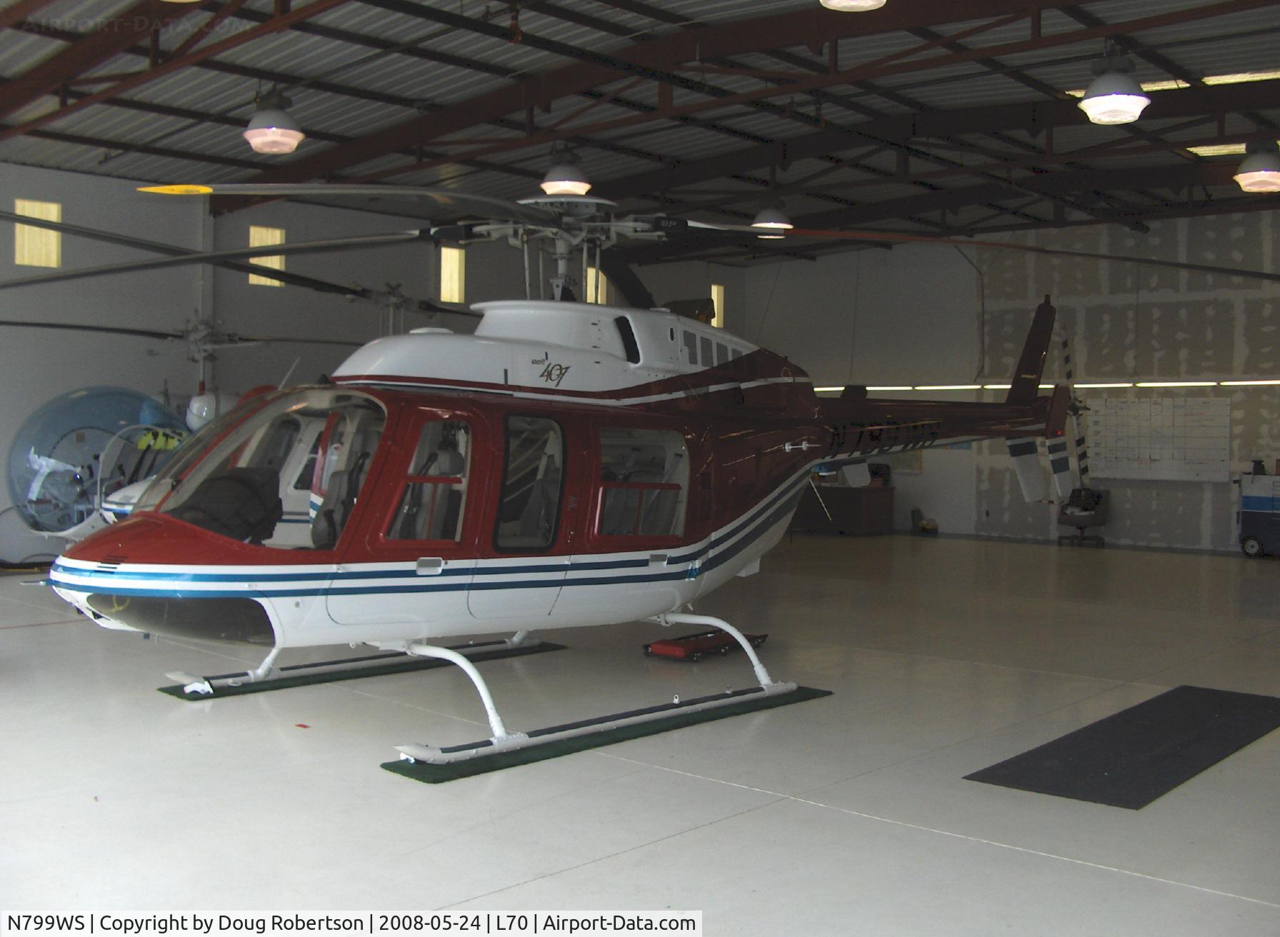 N799WS, 2002 Bell 407 C/N 53538, 2002 Bell (Canada) 407, one Rolls Royce 250 C47B Turboshaft rated at 813 shp for takeoff, 701 shp continuous, transmission rated for 647 shp/630 shp continuous