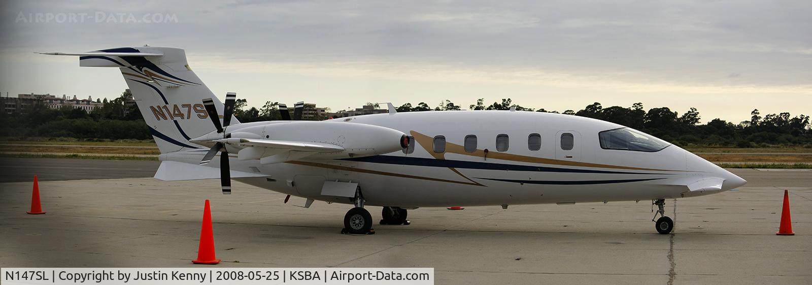 N147SL, 2004 Piaggio P-180 C/N 1083, N11547 Parked at Atlantic Aviation at KSBA