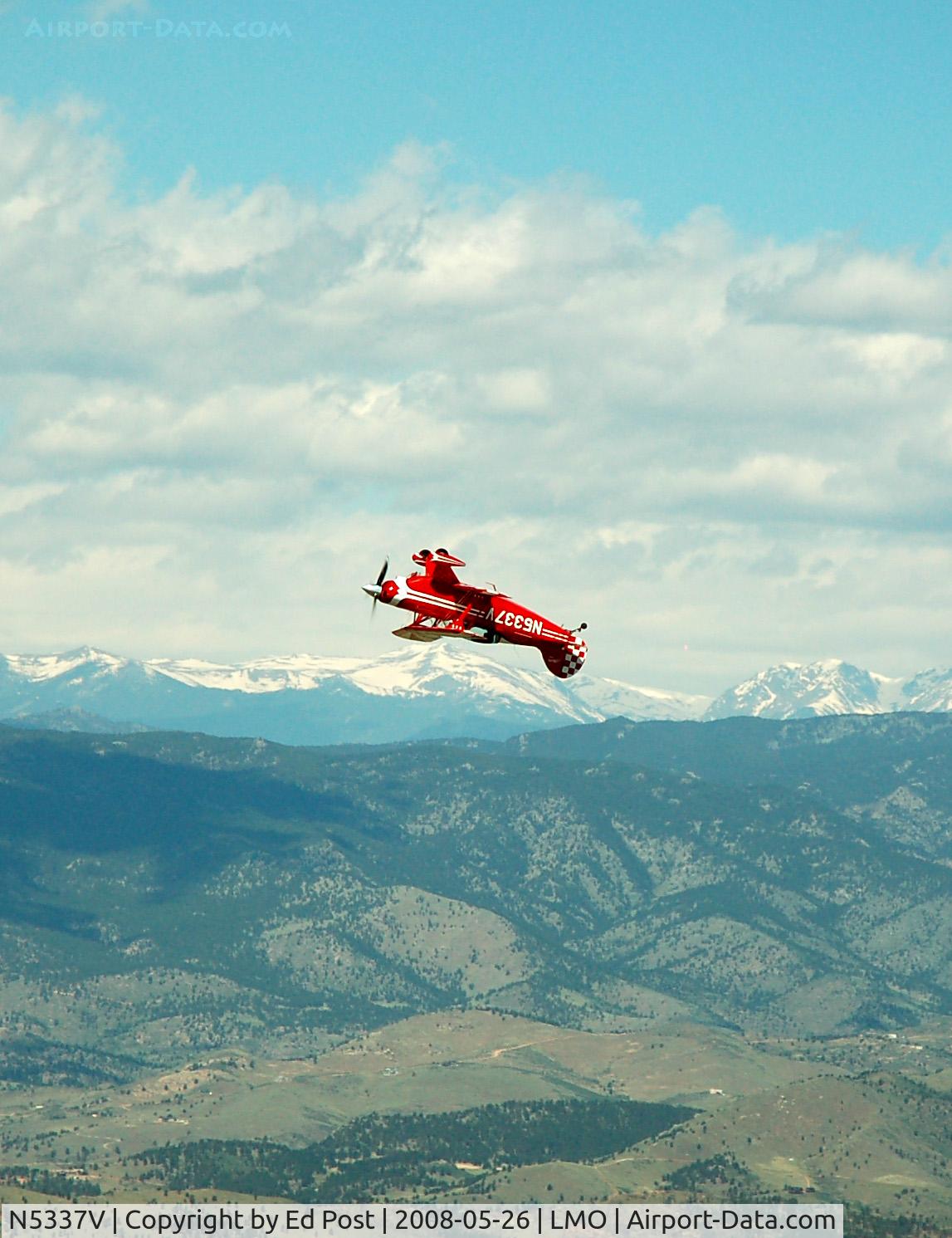 N5337V, Christen Pitts S-2B Special C/N 5074, Inverted near Longmont, CO