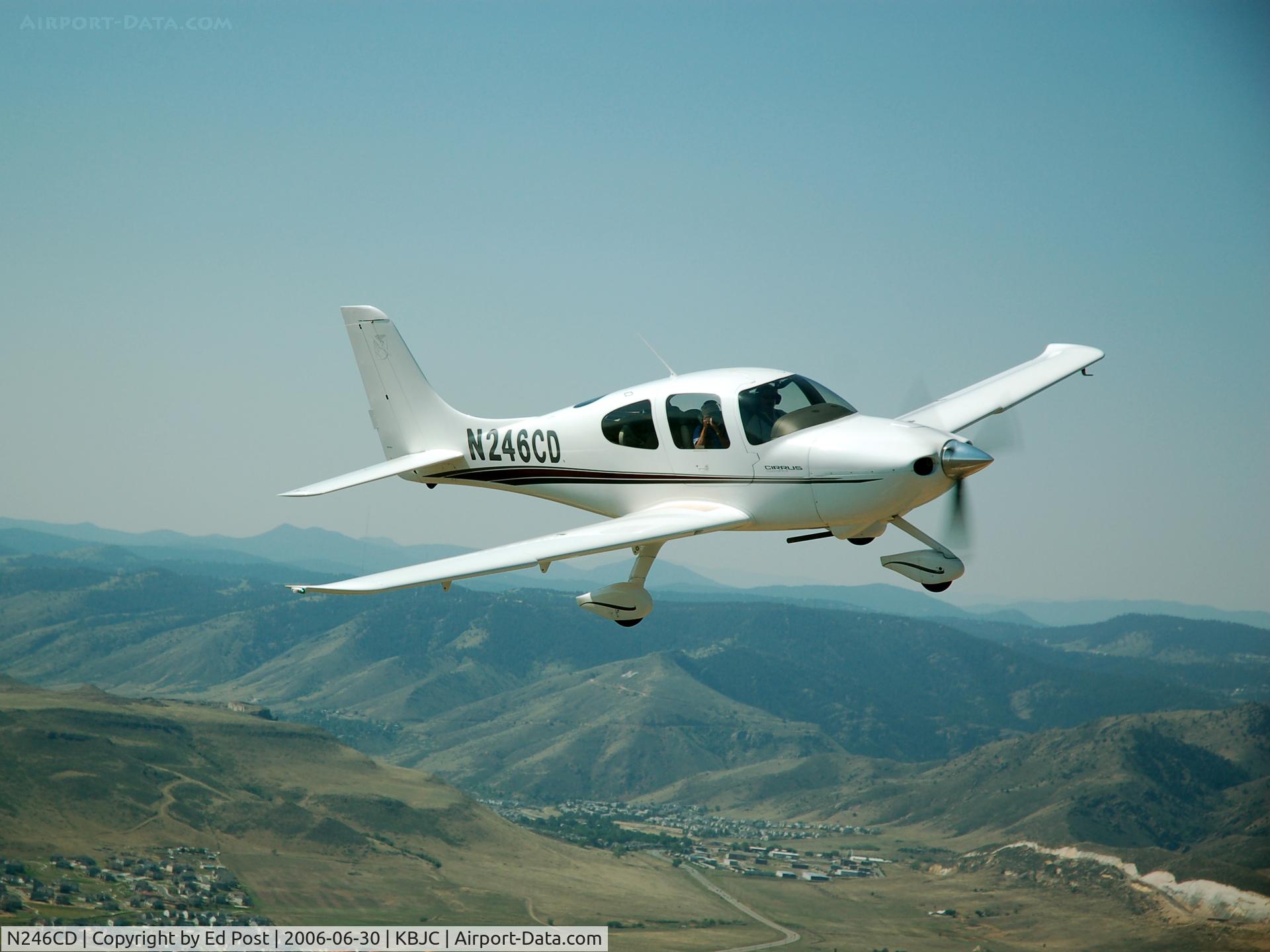 N246CD, 2001 Cirrus SR20 C/N 1147, Over Boulder, CO