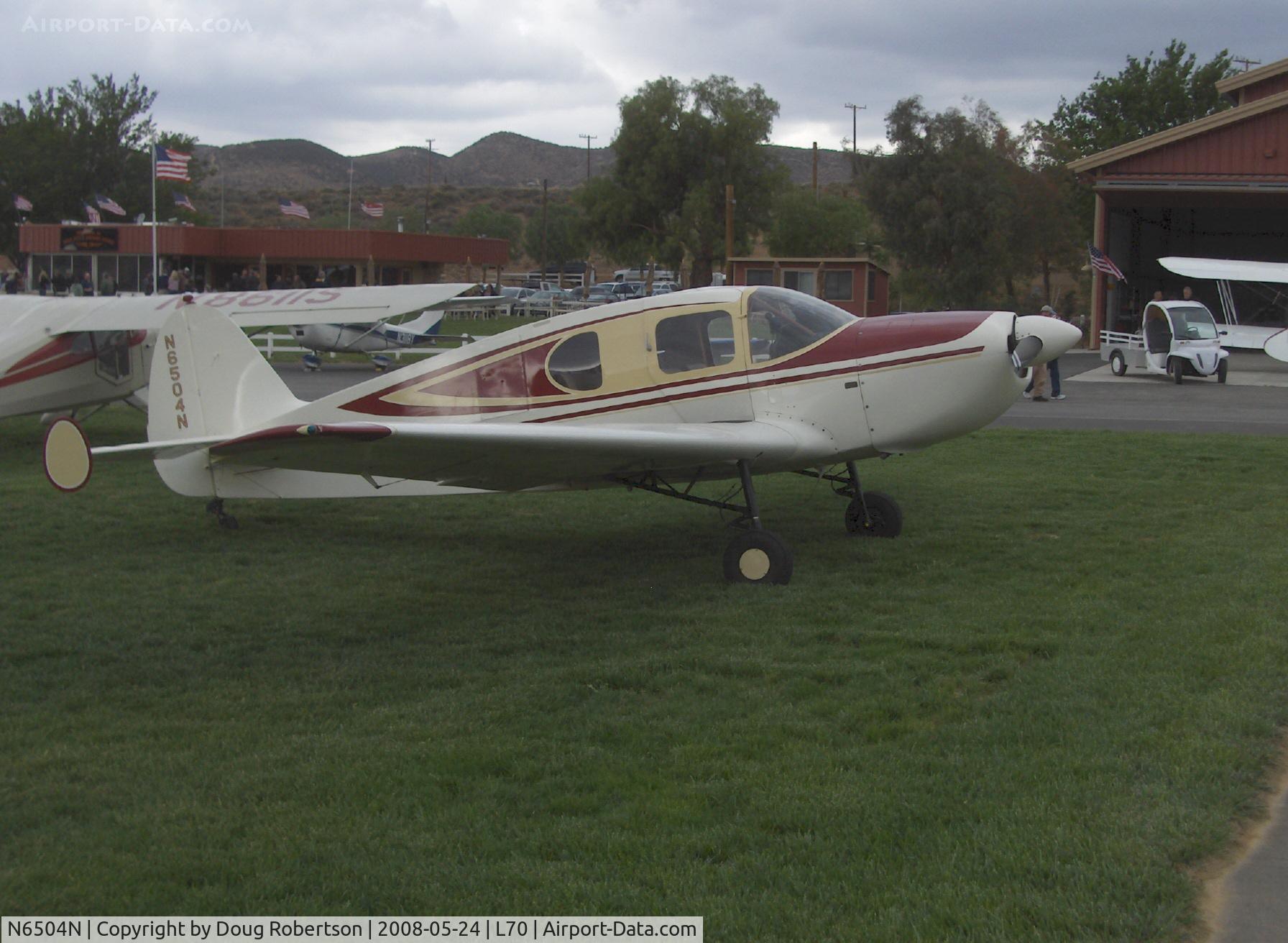 N6504N, 1949 Bellanca 14-13-3 Cruisair Senior C/N 1621, 1949 Bellanca 14-13-3 CRUISAIR SENIOR, Franklin 6A4-150-B3 150 Hp