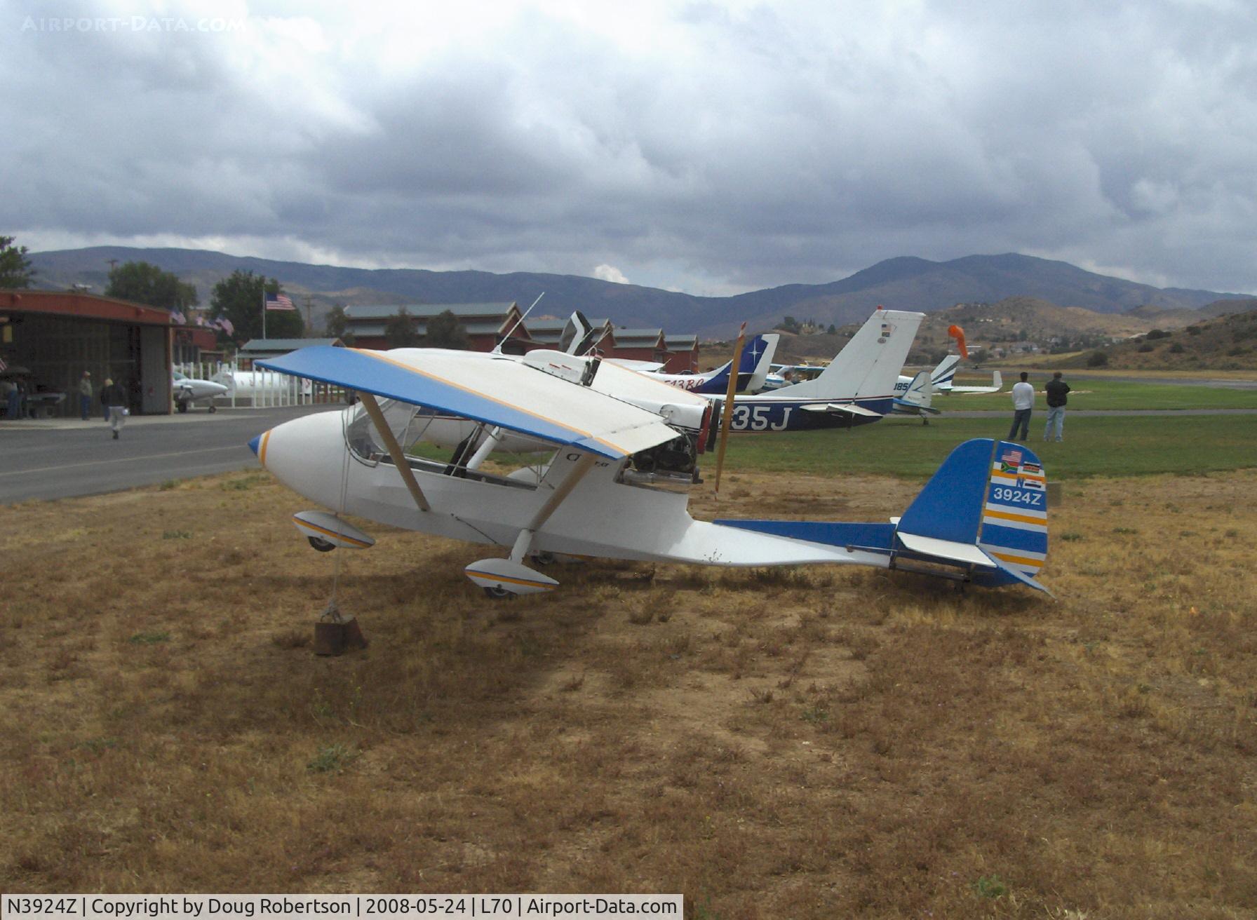 N3924Z, Quad City Challenger II Long Wing C/N 2246, Hayward Quad City CHALLENGER II LONGWING, big name for small plane
