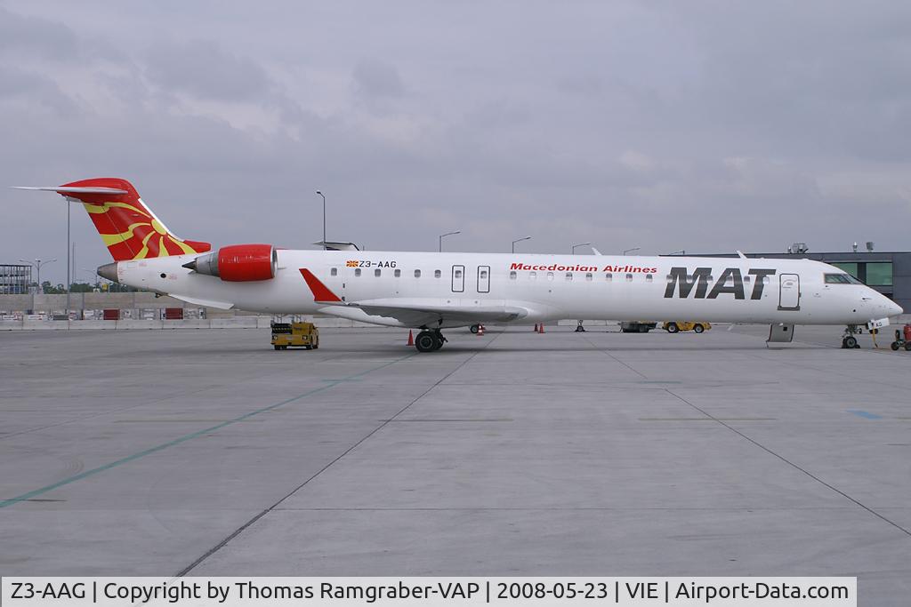 Z3-AAG, 2001 Bombardier CRJ-900LR (CL-600-2D24) C/N 15001, Macedonian Airlines Canadair Regionaljet 900