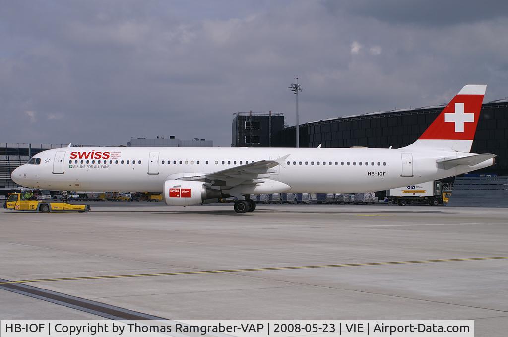HB-IOF, 1995 Airbus A321-111 C/N 541, Swiss International Airlines Airbus A321