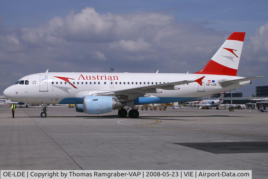 OE-LDE, 2005 Airbus A319-112 C/N 2494, Austrian Airlines Airbus A319
