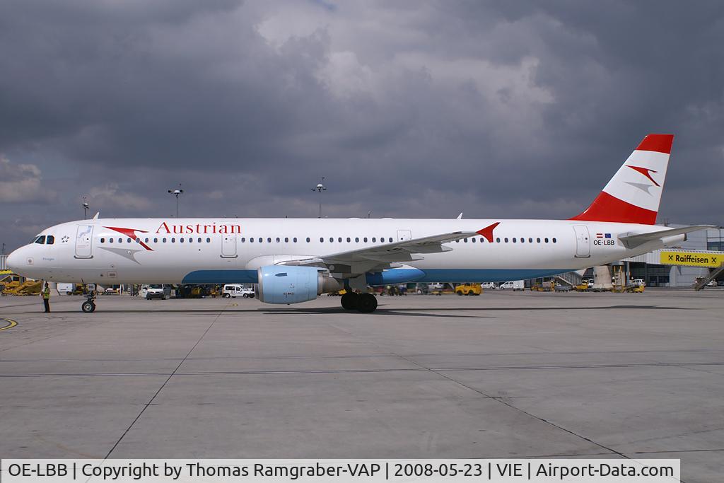 OE-LBB, 1995 Airbus A321-111 C/N 570, Austrian Airlines Airbus A321