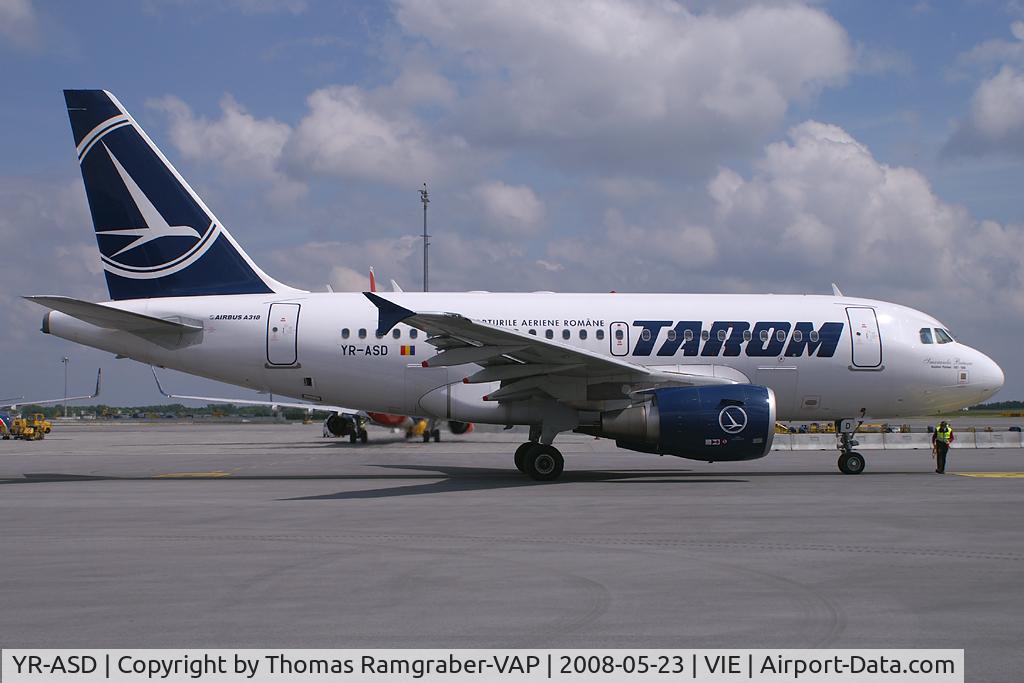 YR-ASD, 2007 Airbus A318-111 C/N 3225, Tarom Airbus A318
