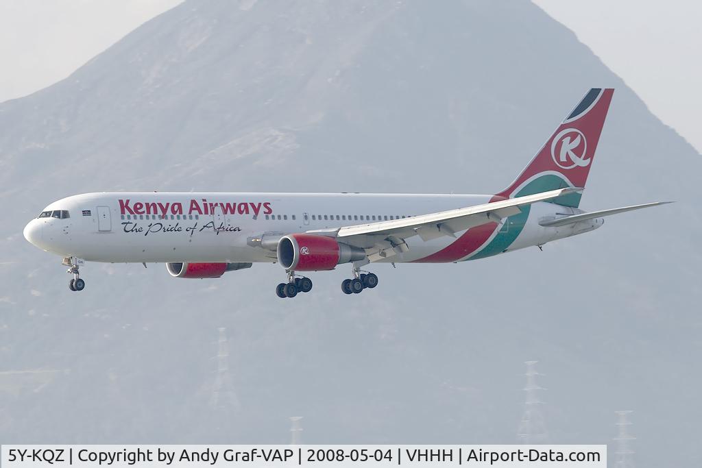 5Y-KQZ, 2001 Boeing 767-36N/ER C/N 30853, Kenia Airways 767-300