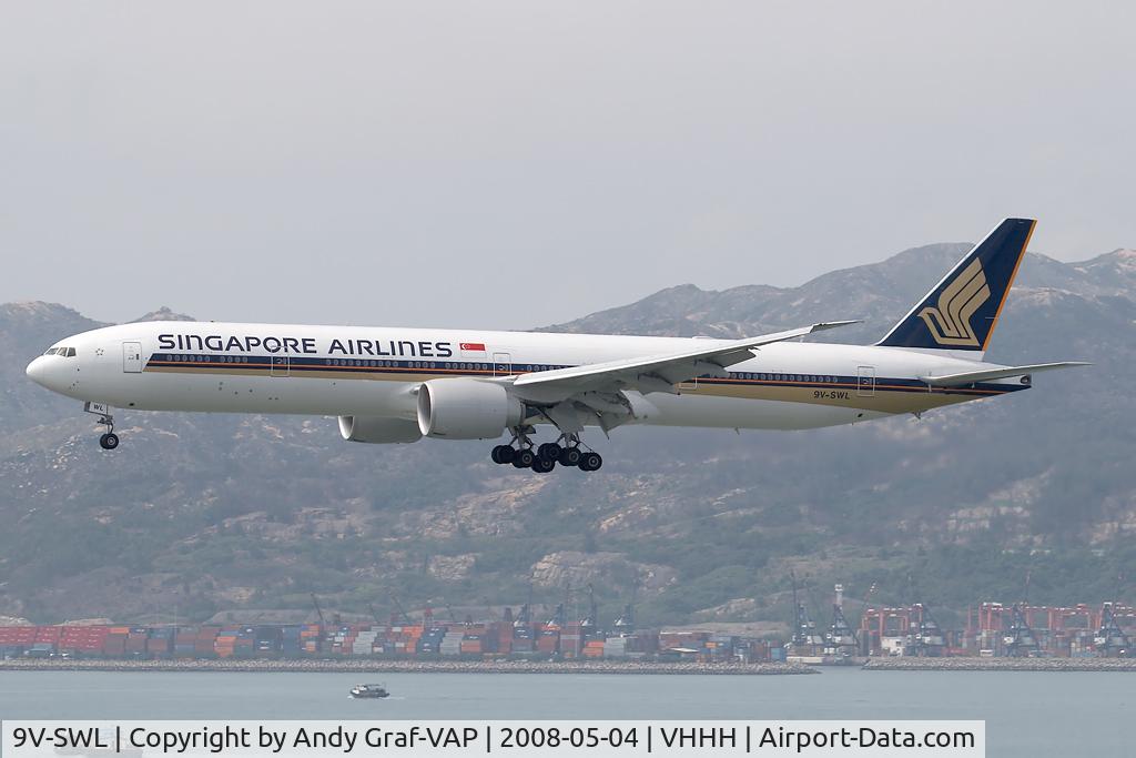 9V-SWL, 2007 Boeing 777-312/ER C/N 34577, Singapore Airlines 777-300