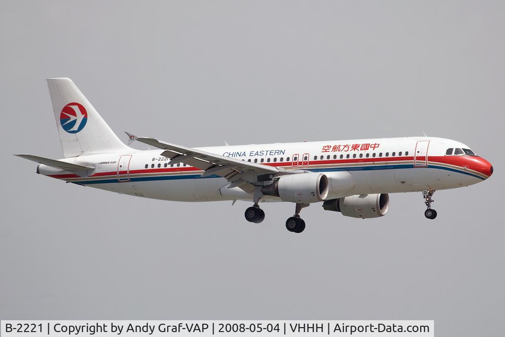 B-2221, 2003 Airbus A320-214 C/N 1639, China Eastern A320-200