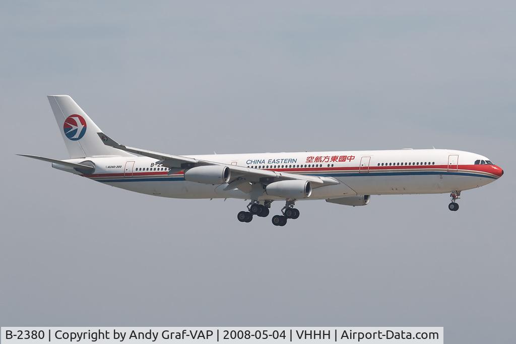 B-2380, 1996 Airbus A340-313 C/N 129, China Eastern A340-300