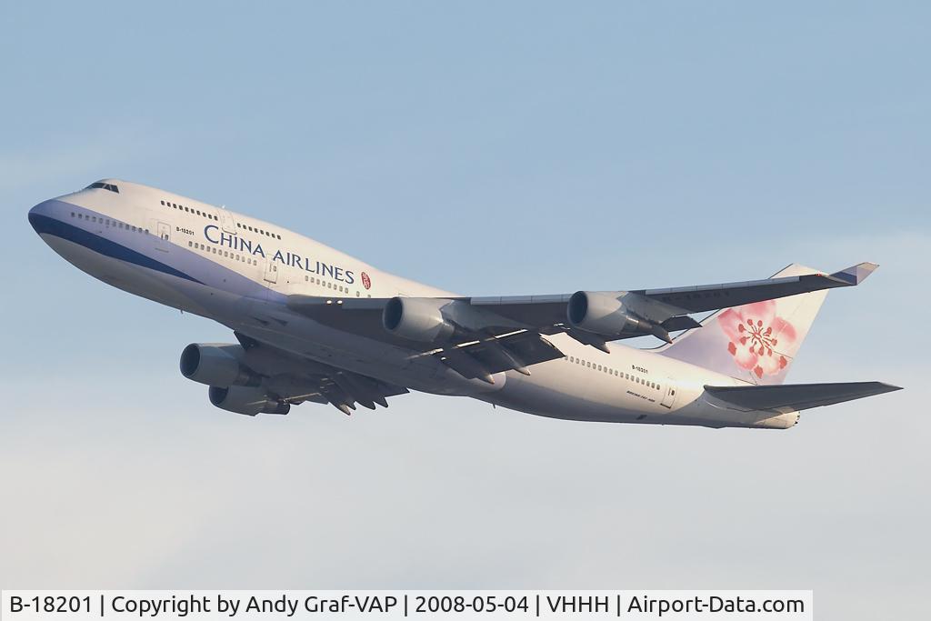 B-18201, 1997 Boeing 747-409 C/N 28709, China Airlines 747-400