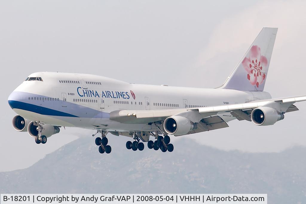 B-18201, 1997 Boeing 747-409 C/N 28709, China Airlines 747-400