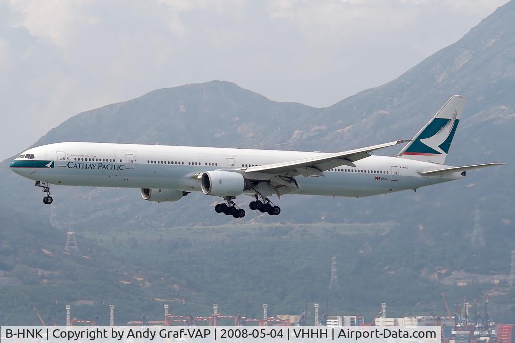 B-HNK, 1999 Boeing 777-367 C/N 27510, Cathay Pacific 777-300