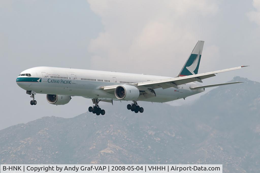 B-HNK, 1999 Boeing 777-367 C/N 27510, Cathay Pacific 777-300