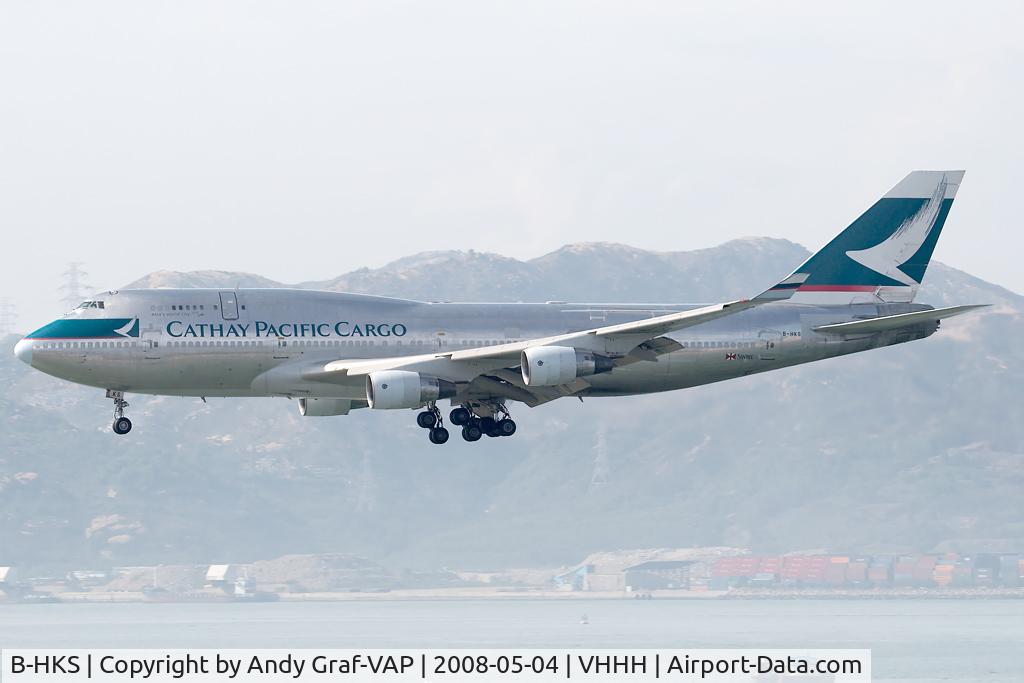 B-HKS, 1994 Boeing 747-412/BCF C/N 27070, Cathay Pacific 747-400