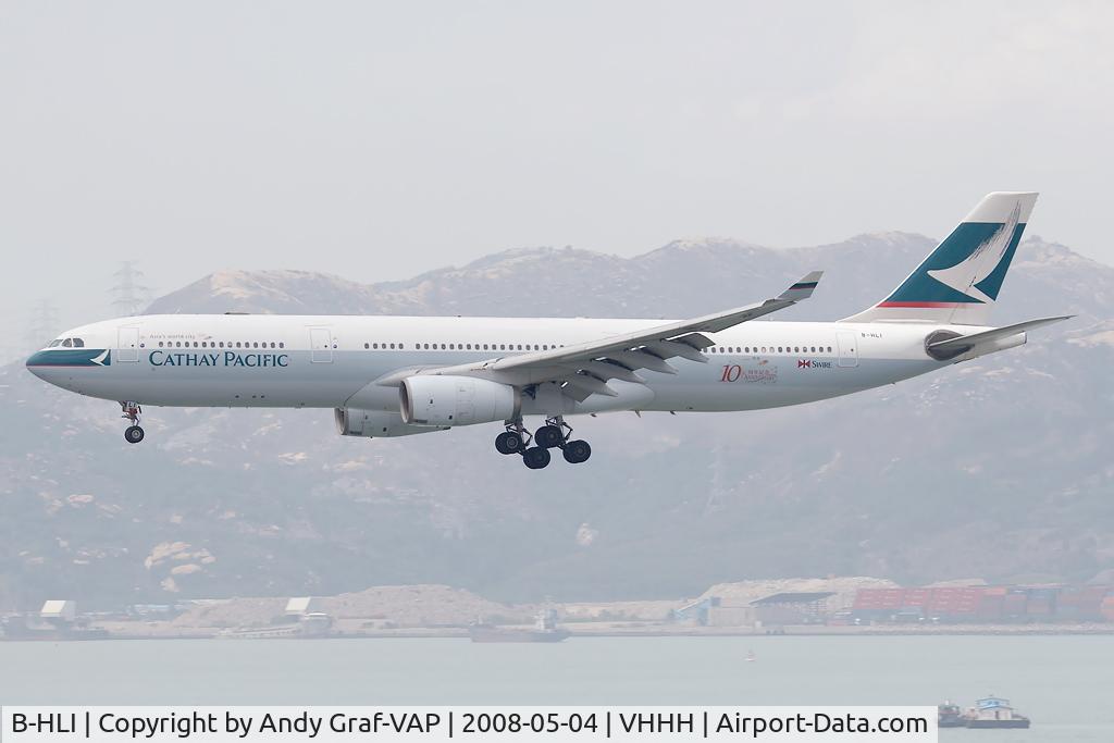 B-HLI, 1996 Airbus A330-342 C/N 155, Cathay Pacific A330-300