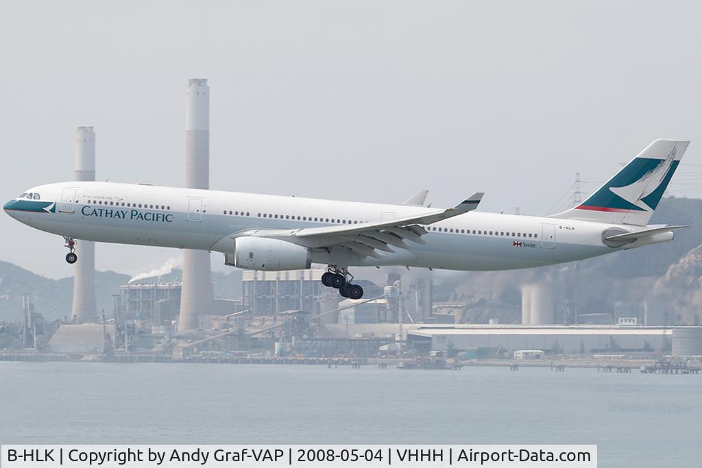B-HLK, 1992 Airbus A330-342 C/N 017, Cathay Pacific A330-300