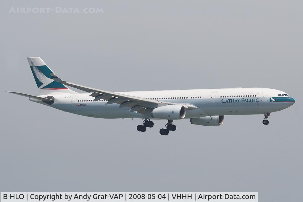 B-HLO, 2001 Airbus A330-343 C/N 393, Cathay Pacific A330-300