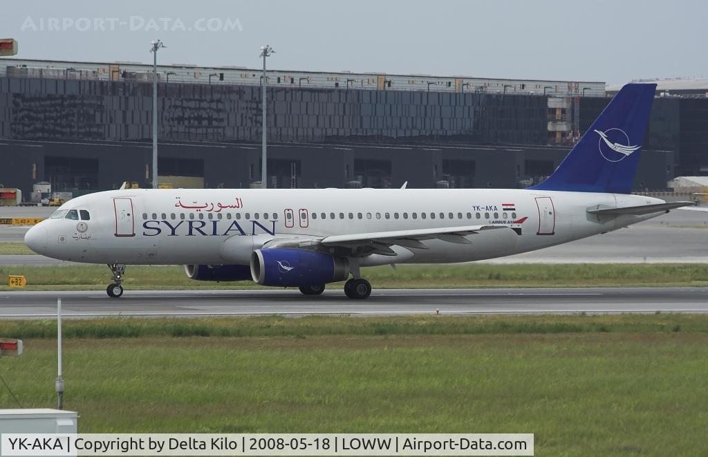YK-AKA, 1998 Airbus A320-232 C/N 886, SYRIAN ARAB AIRLINES  A320-232